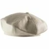 Millitage Fossette -Ivy Cap Sales Store beret cuir blanc 87623