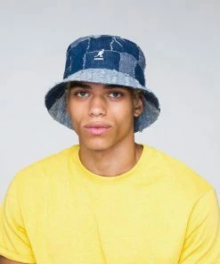 Kangol Denim Mashup Bucket -Ivy Cap Sales Store bob kangol k3 20210521130110