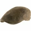 Aurega Napoli Cuir Vieilli -Ivy Cap Sales Store casquette beret en cuir 79192
