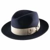 Alfonso DEste Feltro Borsa -Ivy Cap Sales Store chapeau fedora italien 90844