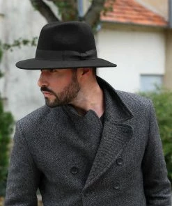 Classic Italy Classic Cashmere 13 Classic Italy Classic Cashmere -Ivy Cap Sales Store chapeau noir2 202211211024021