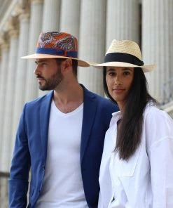 Classic Italy Classic Wide Straw Fedora -Ivy Cap Sales Store chapeau px5997 2 202205061400411
