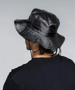 Kangol Faux Leather Rev Bucket -Ivy Cap Sales Store faux leather3 20220317133453