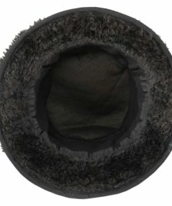 Kangol Faux Shearling Utility Bucket -Ivy Cap Sales Store k5355 bk001 2 202211302237092