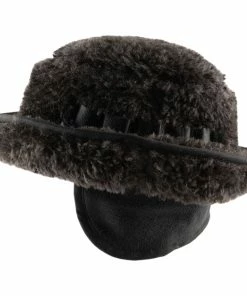 Kangol Faux Shearling Utility Bucket -Ivy Cap Sales Store k5355 bk001 4 202211302237031