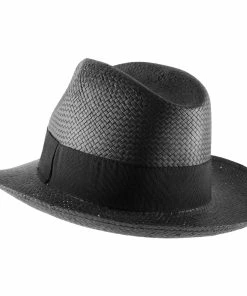 Classic Italy Classic Wide Straw -Ivy Cap Sales Store px1814 noir4 202006261938461