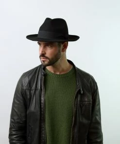 Classic Italy Fedora -Ivy Cap Sales Store px1844 noir 2 202211120256141