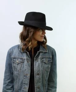 Classic Italy Fedora -Ivy Cap Sales Store px1844 noir 2 202211120322321