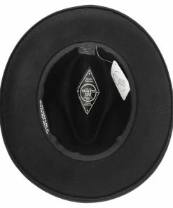 Classic Italy Fedora -Ivy Cap Sales Store px1844 noir 5 202210261112252