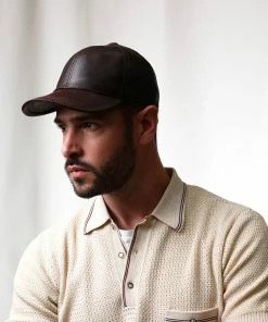 Classic Italy Classic Baseball Leather -Ivy Cap Sales Store px7382spruce marron 3 202106011413372