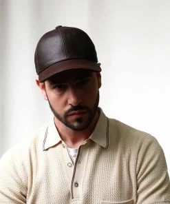 Classic Italy Classic Baseball Leather -Ivy Cap Sales Store px7382spruce marron 4 202106011413372