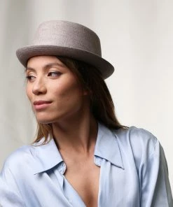 Classic Italy Classic Porkpie Lin -Ivy Cap Sales Store px7485classicporkpielin beige 4 202106021432342